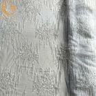 सुंदर सफेद कढ़ाई चमक फीता कपड़ा एमडीएक्स 20 (कपड़े के लिए पॉलिएस्टर)