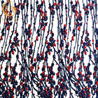 बहुरंगा दुल्हन उच्च गुणवत्ता अफ्रीकी फीता कपड़ा चमक कढ़ाई सेक्विन फीता